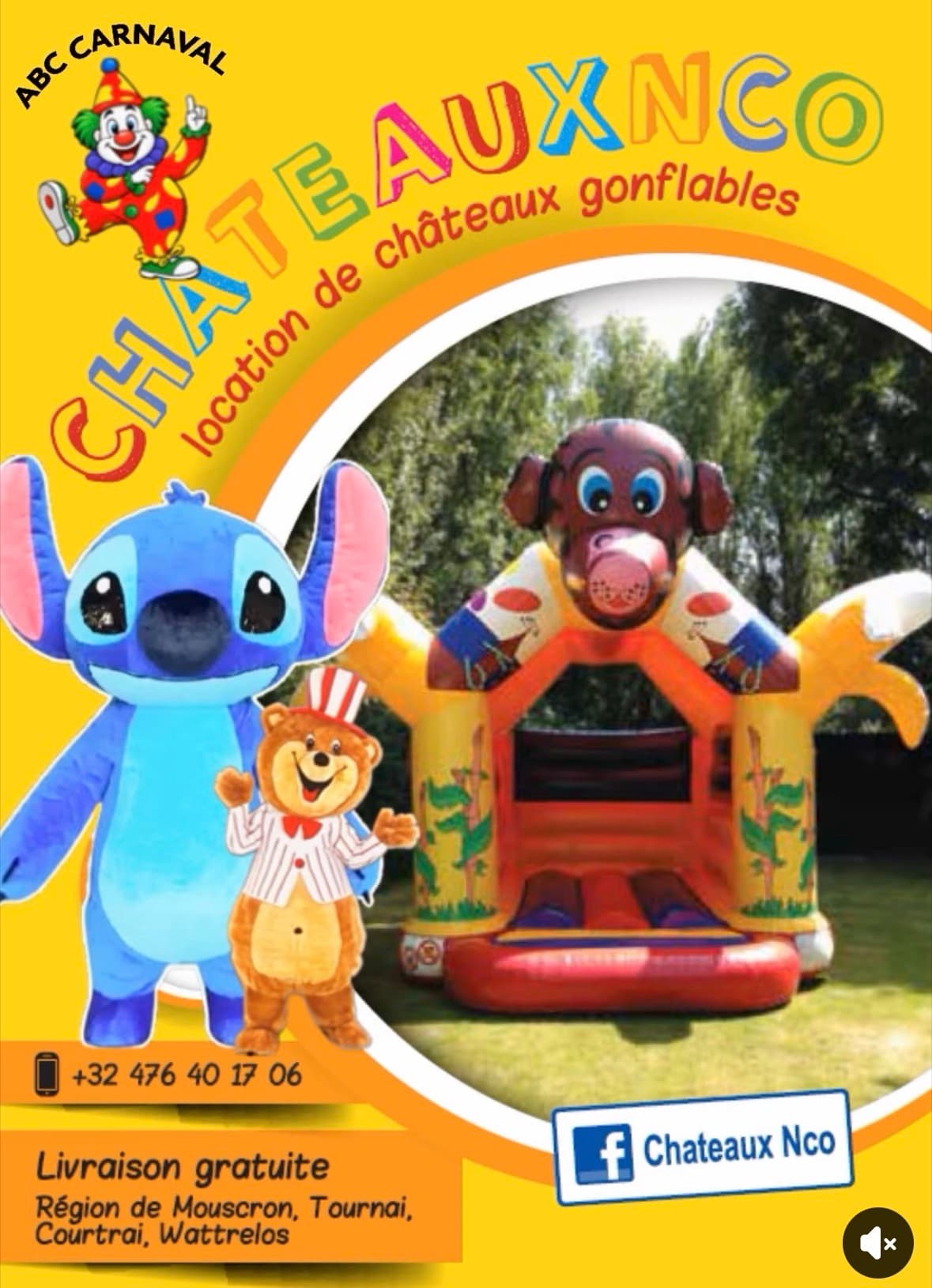 Mascottes ABC Carnaval
